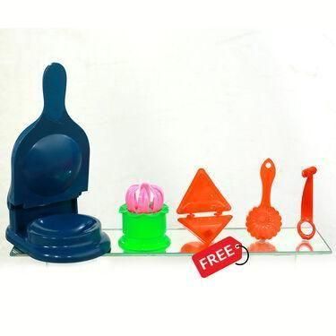 3 in 1 Puri Maker + Free 4 Pcs Snack Maker