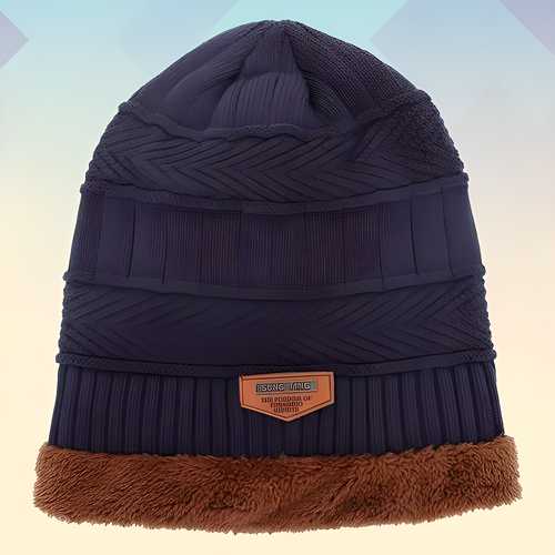 Woolen Unisex Beanie Cap For Winter