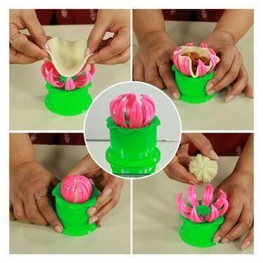 3 in 1 Puri Maker + Free 4 Pcs Snack Maker