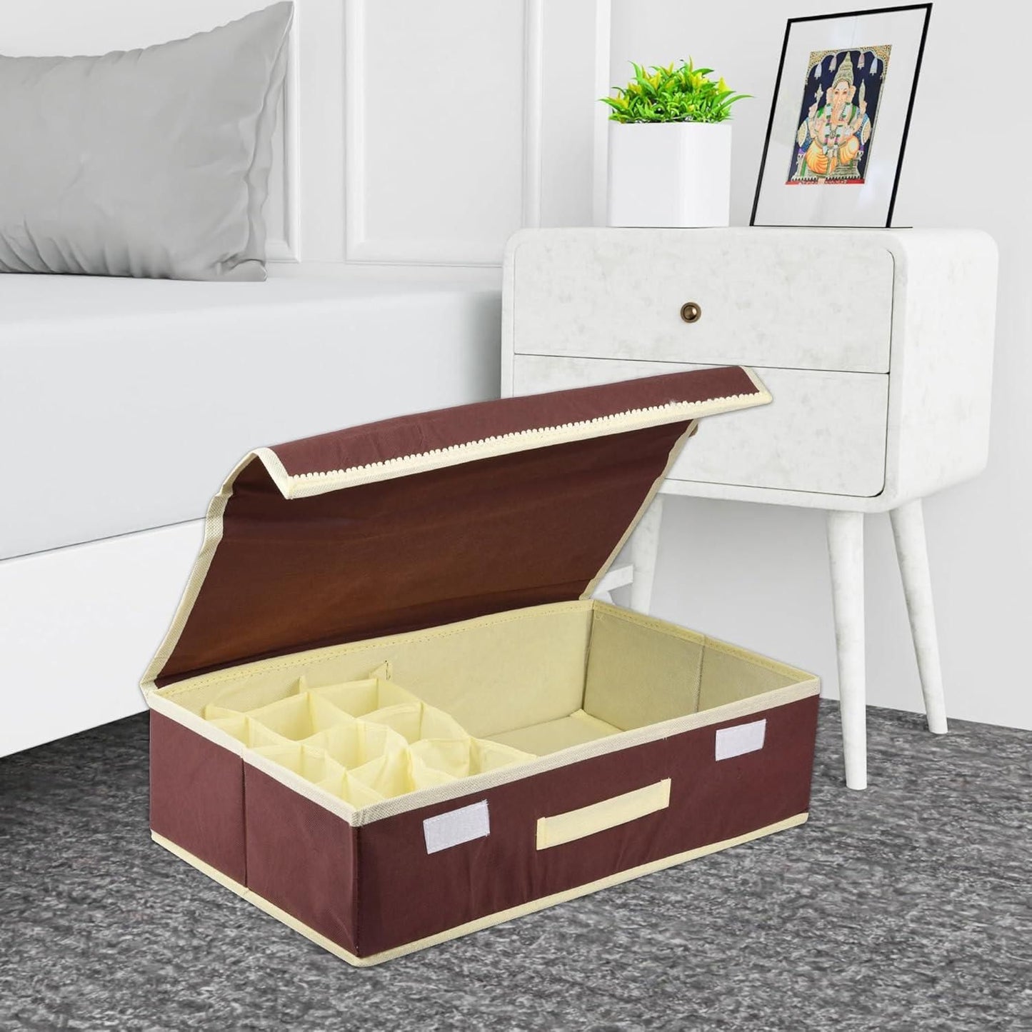 Foldable Cloth Storage Box Closet Dresser Drawer Organizer(Pack Of 1)