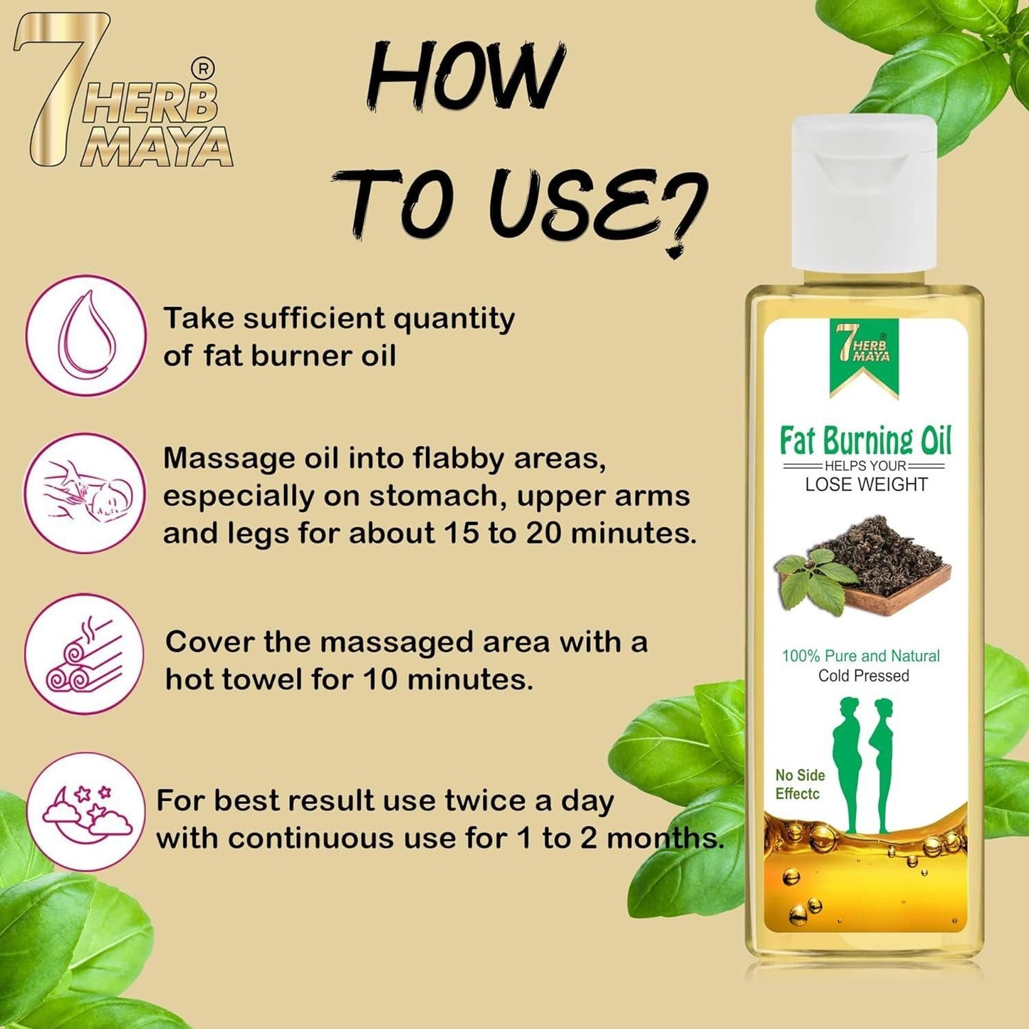 Body slimming oil