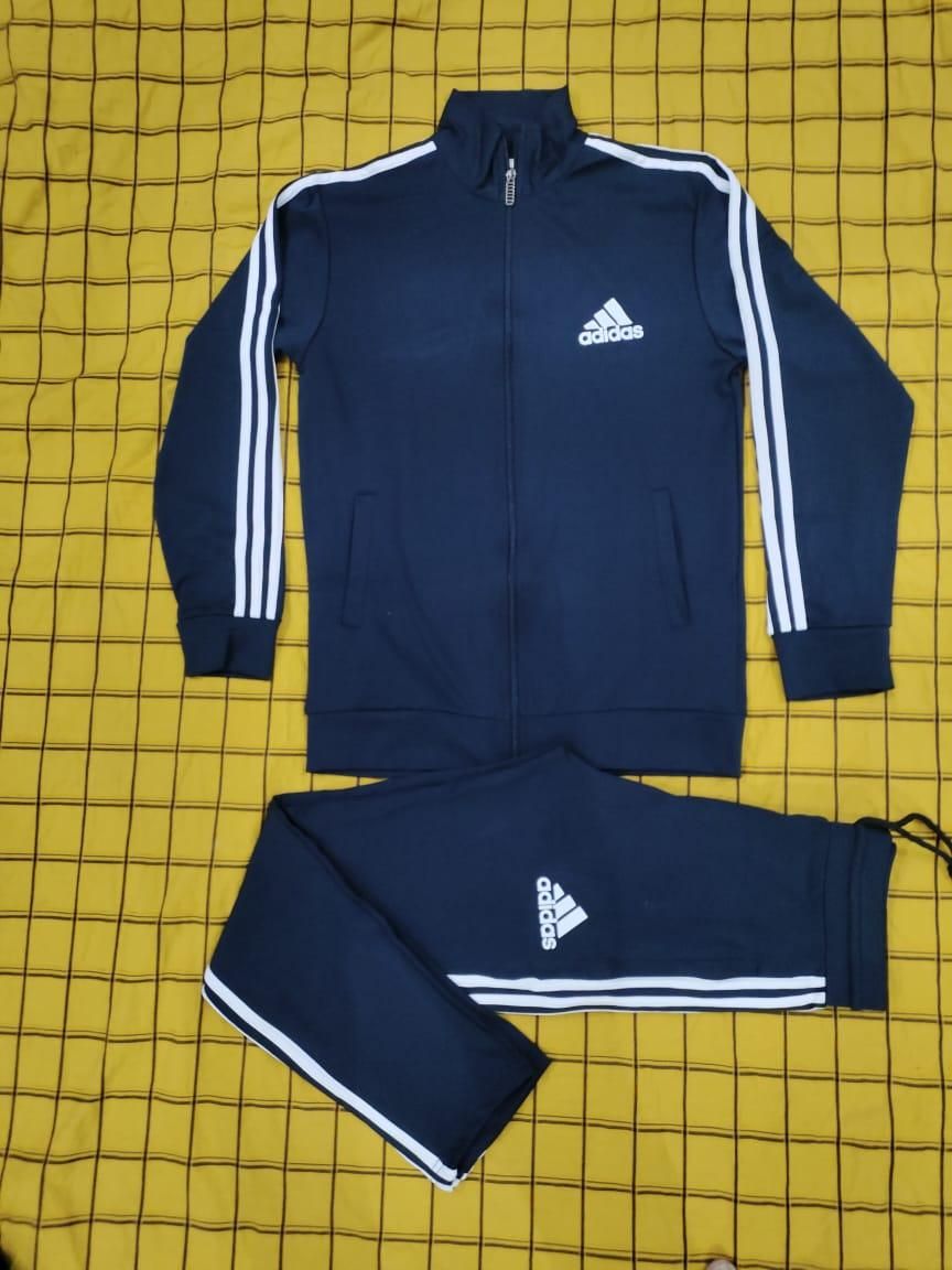 Men's Side Stripe 4 Way Polyester Track Suit