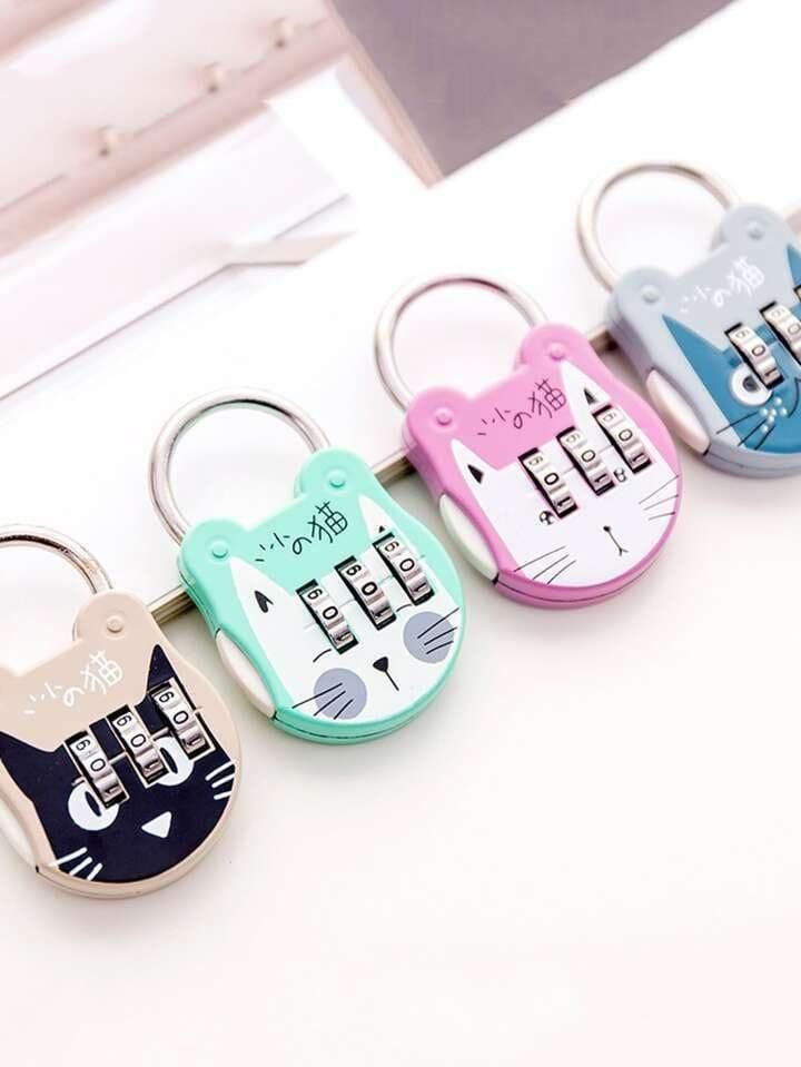 Mini Luggage Lock Anti-theft Travel Bag Digit Code Lock Gym Locker