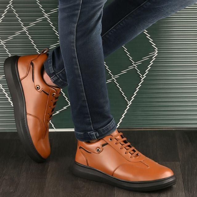 Men's Faux Leather Casual Shoes