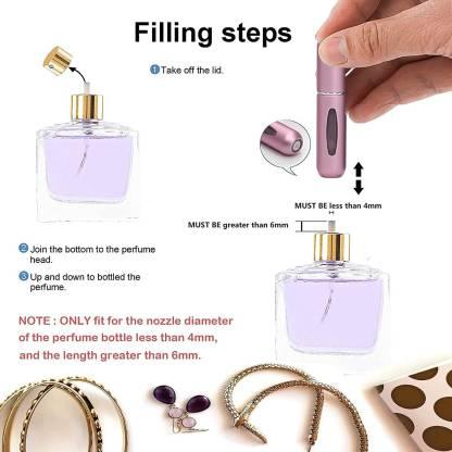 Portable Perfume Refillable Bottle,Mini Perfume,Empty Perfume Bottle 5 ml Spray Bottle