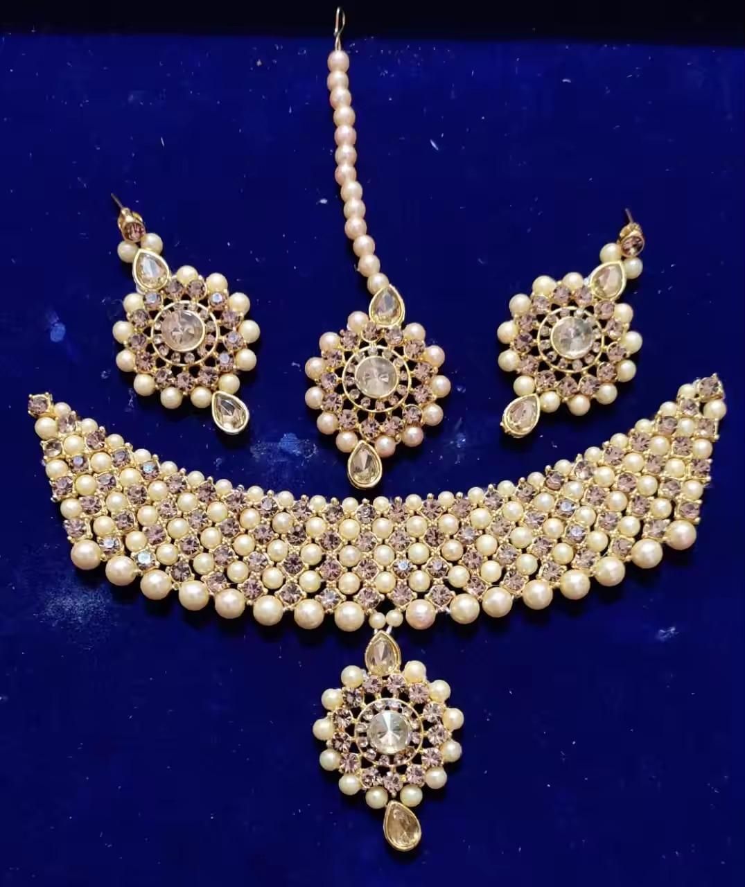 Alloy Gold Plated Jewellery Set