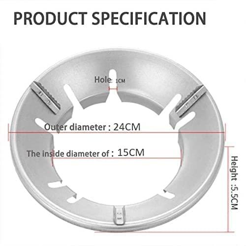 Gas Saver Stand Cooking Gas Saver Jali Ring Gas Stove Fire & Windproof Energy Saving Stand Gas Chula Stand Stove protector washable (Pack of 2)