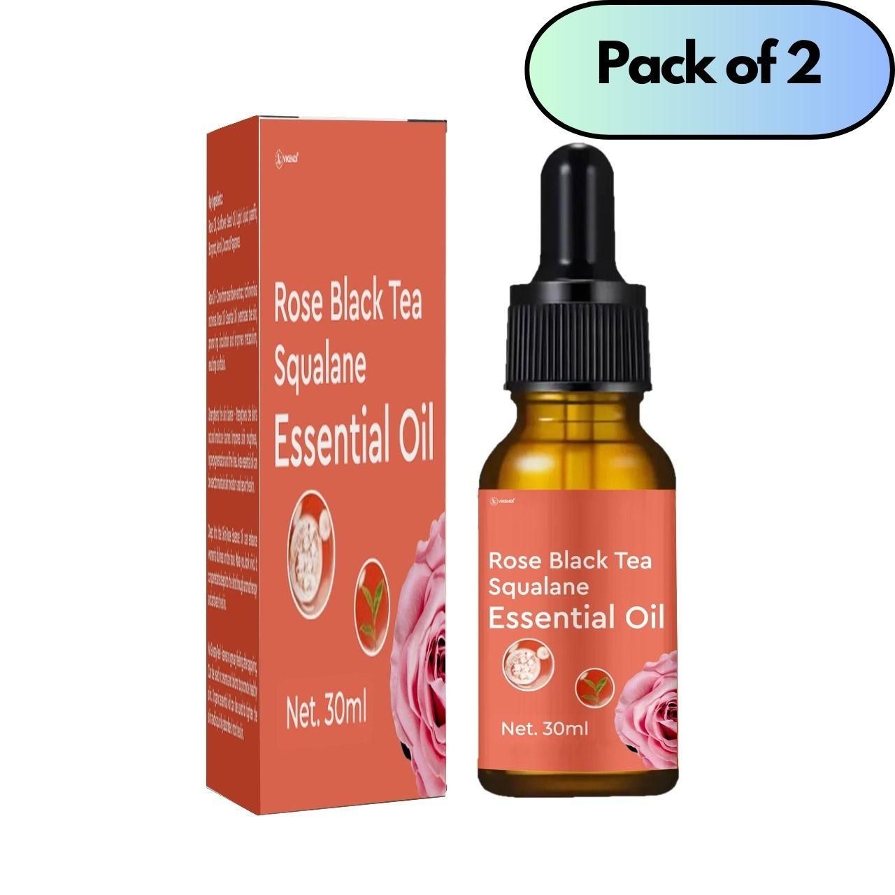 Rose Black Tea Squalane Essential Oil 60ml Pack of 2