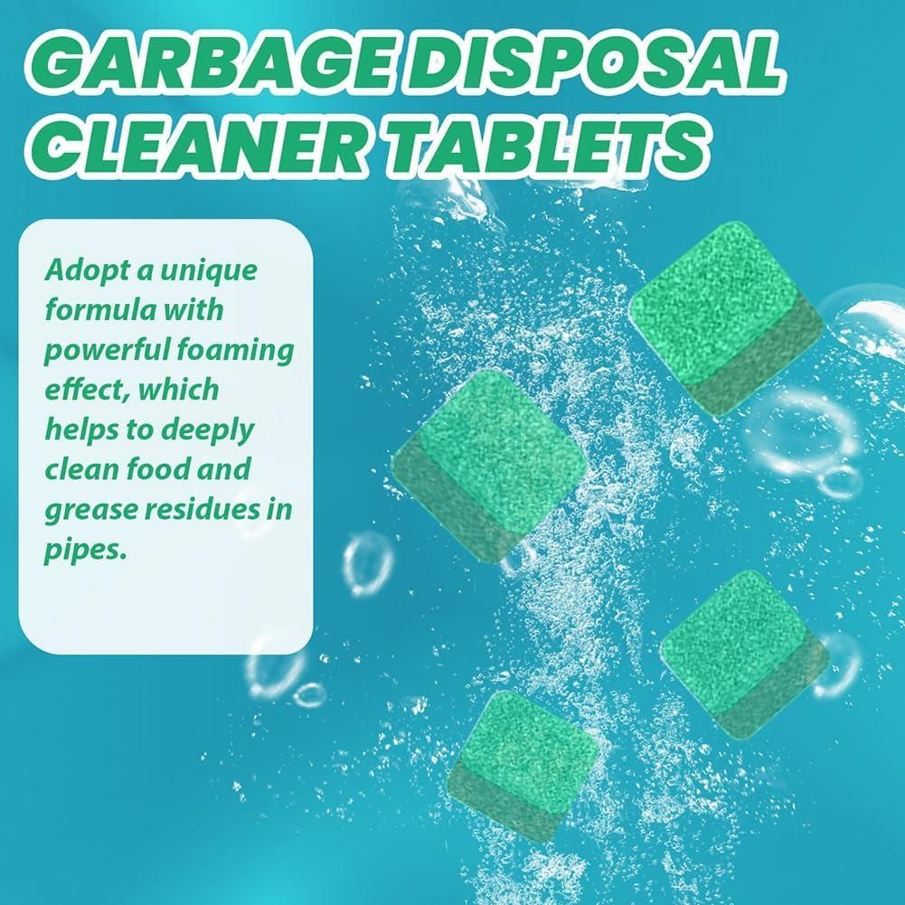 Garbage Disposal Cleaner Deodorizer Tablets (Pack of 12)