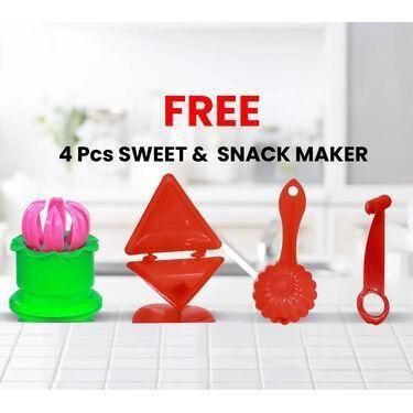 3 in 1 Puri Maker + Free 4 Pcs Snack Maker