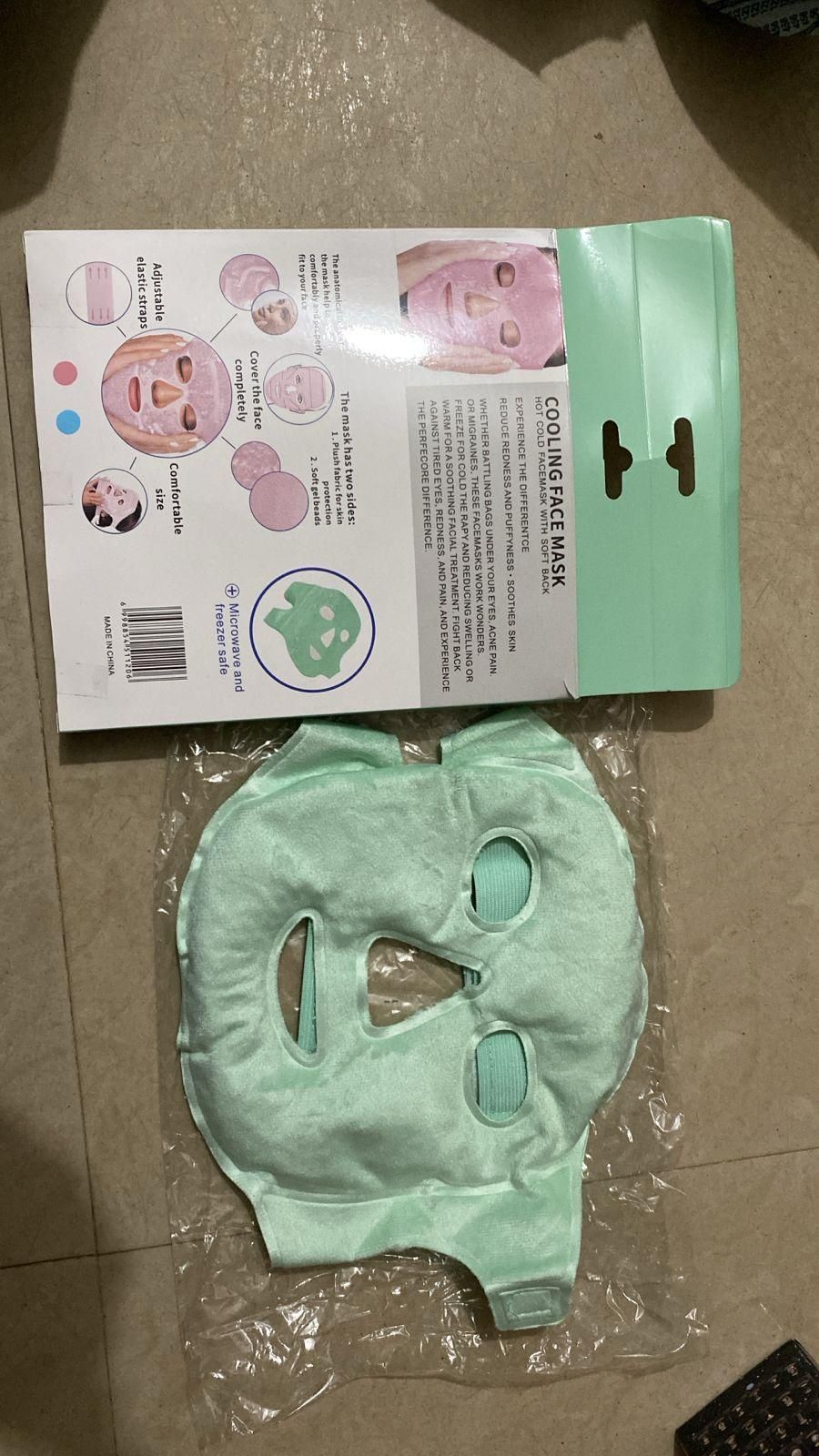 Cool Gel Full Face Mask Summer Ice Cooling Sleeping Mask