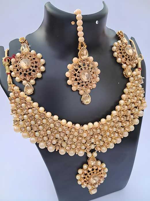 Alloy Gold Plated Jewellery Set