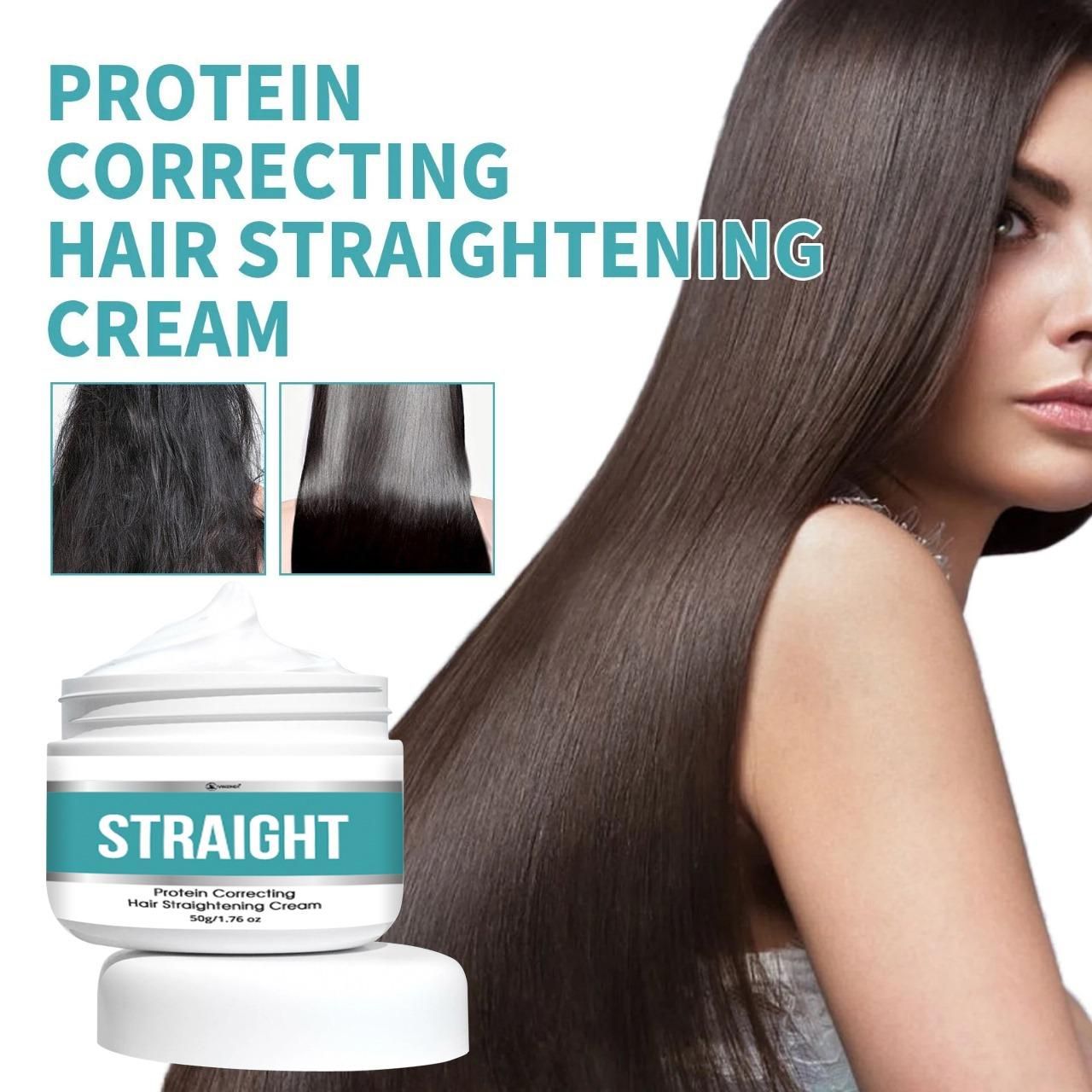 Straight Hair Straightener Cream(Pack Of  1)